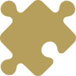 Icon representing integrated commercial, legal, and financial operations