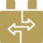 Icon representing Fasana’s M&A strategy and business modeling